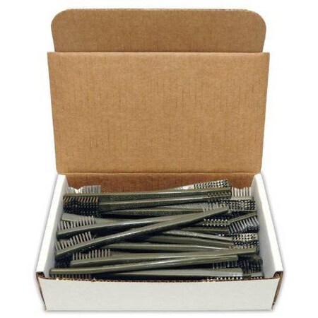 Otis Technology AP Brushes, Material Stainless Steel, 50PK IP-316-SS-50